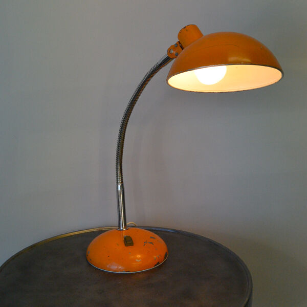 Lampe métallique années 70