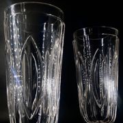 3 baccarat giant glasses 280ml m.à feuilles