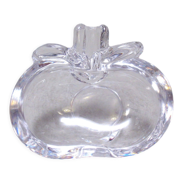 Cendrier pomme en cristal années 70