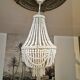 Magnificent wooden and steel ball suspension