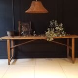 Folding brewery table