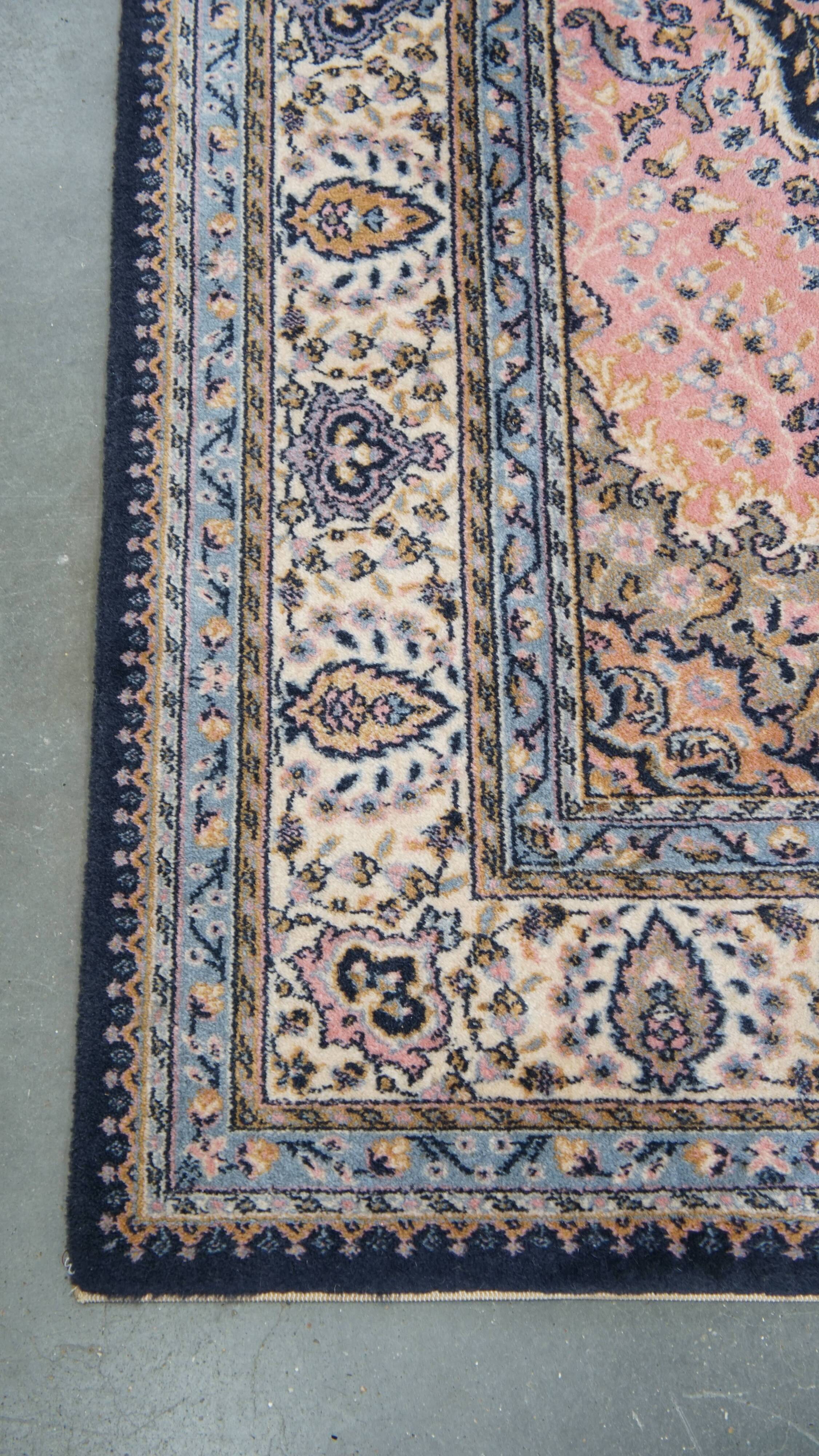 Rug in Pink and Dark Blue – 240x170 cm