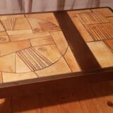 Raymonde Leduc Vallauris ceramic coffee table