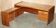 Left corner desk in Brazilian wood Mid Century Modern style