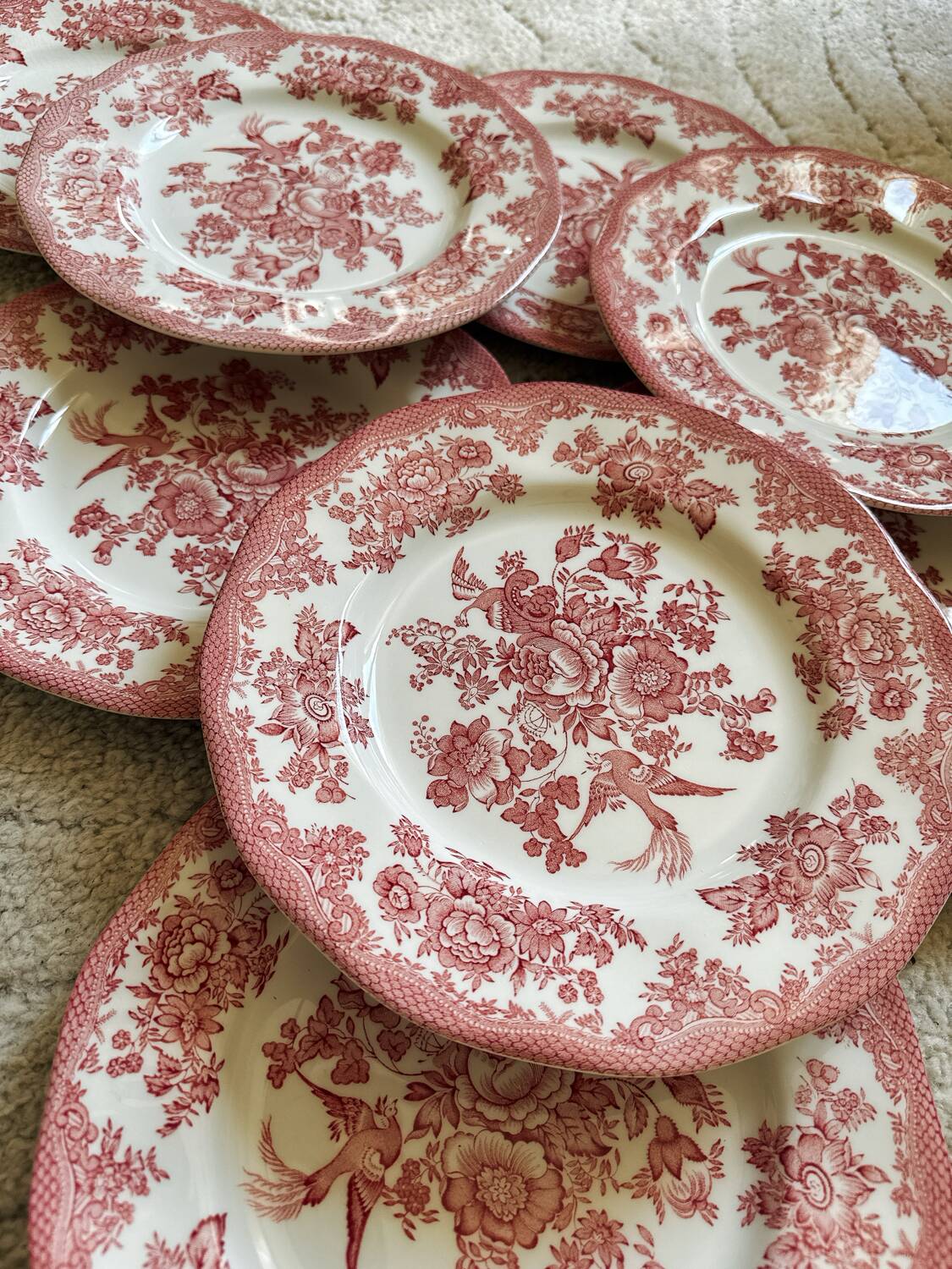 Unicorn plates "asiatic pheasants" england