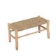 Moroccan Lemon Wood Bench - Woven Bench