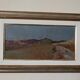 Peinture à l'huile sur panneau paysage arnaccio pise bruno loretti (livorne