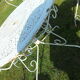 Garden lounge table and 4 chairs
