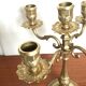Golden bronze chandelier