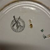 5 assiettes à dessert ancienne de chez Moulins des loups en bon état