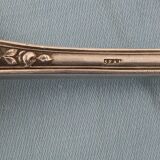 SFAM silver metal salad servers.