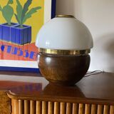 Luigi Caccia Dominioni, rare table lamp, Azucena Italy, 1970s