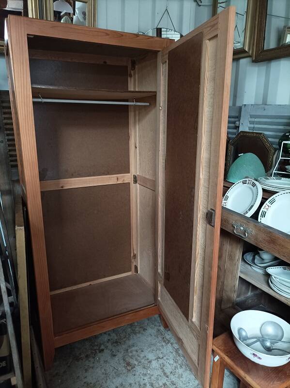 Parisian wardrobe in wood