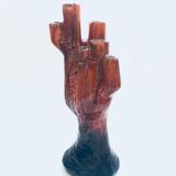 Mid-Century Cactus-Shaped Ceramic Candleholder, 1960s