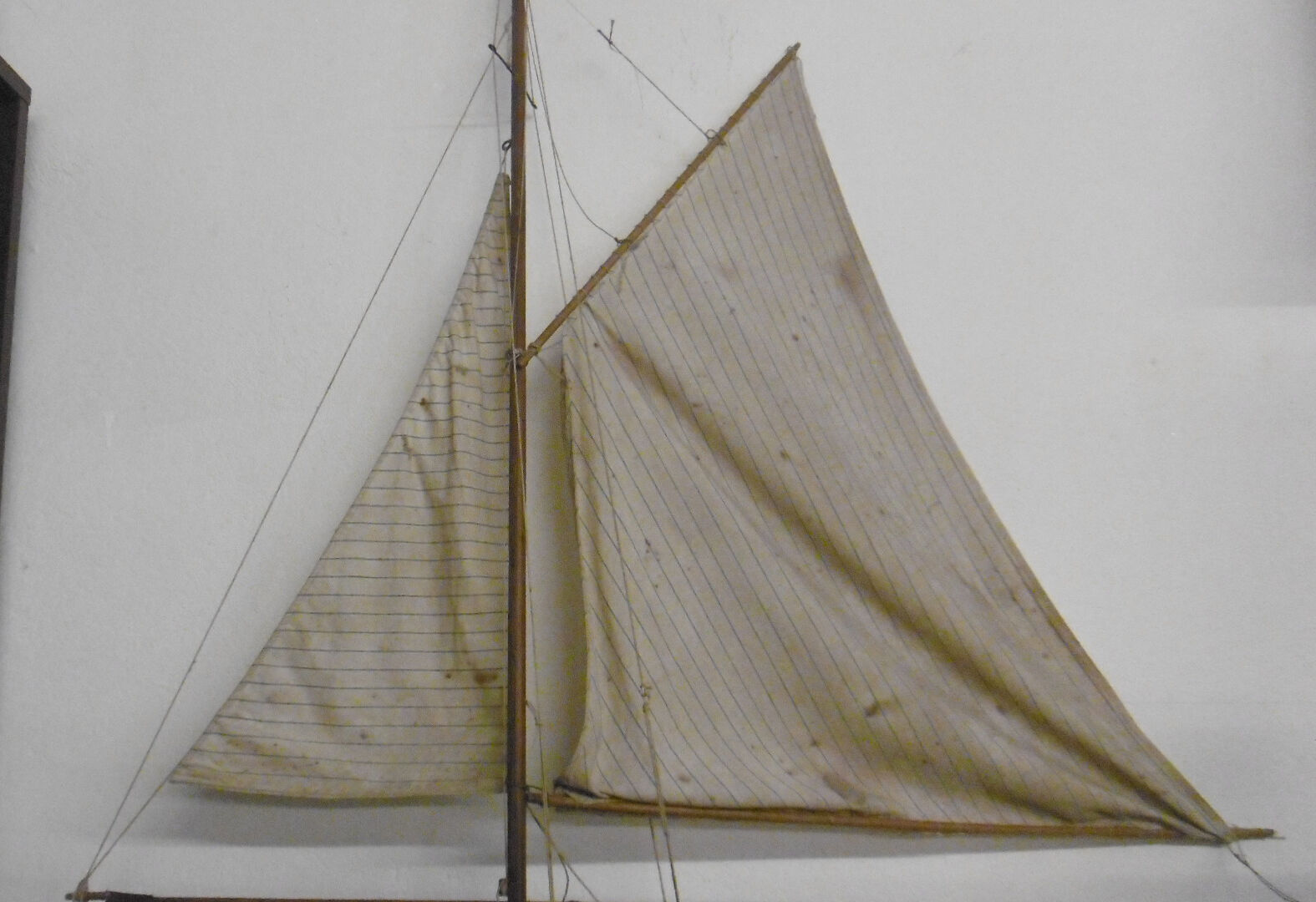 Pool sailboat, model of old boat