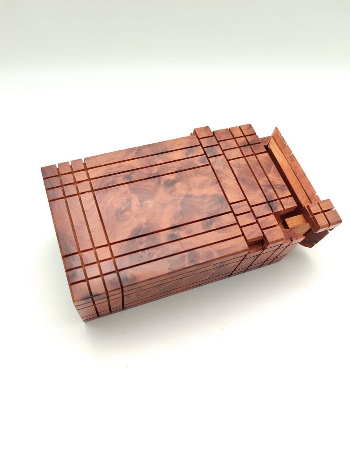 Secret box made of noble thuya wood