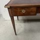 Louis XVI flat desk in mahogany veneer and rosewood, 18th century.