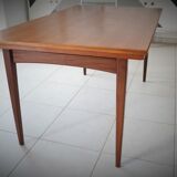 Scandinavian table in teak and teak veneer