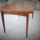 Table scandinave en teck et placage teck