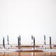 -chrome meat holders,1930s,czechoslovakia