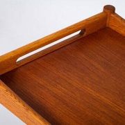 Mid-Century Modern Danish Bar Cart by Hans J. Wegner for Andreas Tuck, 1950s
