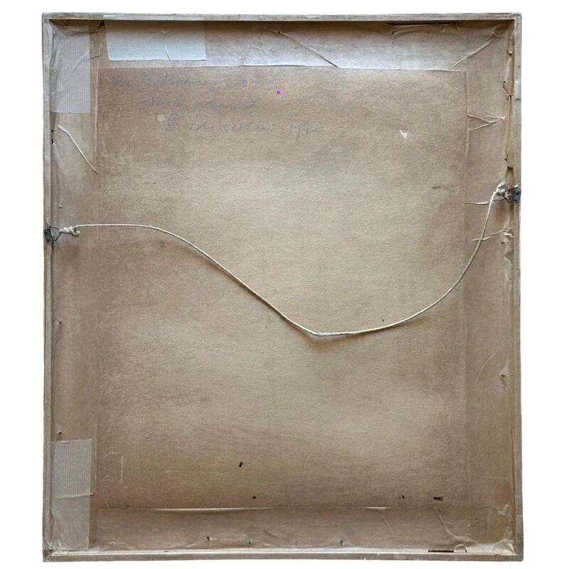 Vintage abstract engraving signed R. Masuda – Japan, 1960s–70s