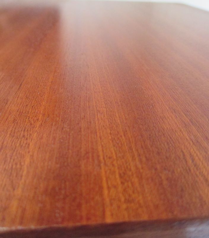 Mahogany curtain binder