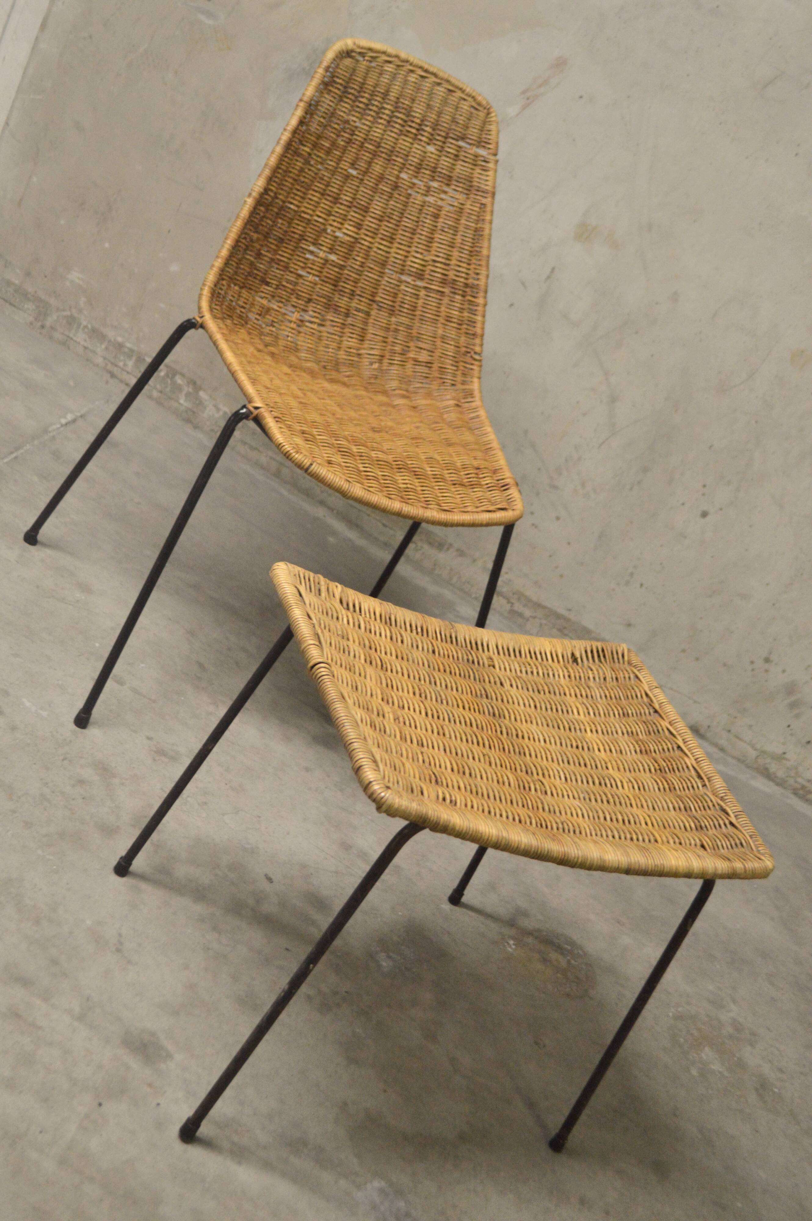 Vintage chair from the 1950s, designed by Franco Legler