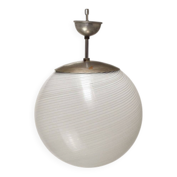 Lampe suspendue Sphere par Alessandro Diaz de Santillana, années 50