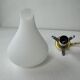 Lot 3 vintage opaline wall lights