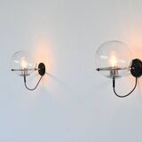 Frank Ligtelijn 'Raindrop' sconces RAAK The Netherlands 1970