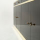 Black lacquered and brass inlade by J.C. Mahey 70s