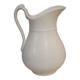 Antique pitcher pitcher in white porcelain
