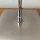 Brushed aluminium design lamp
