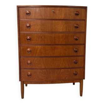 Commode courbe danoise, années 1960 | teck (2ème)