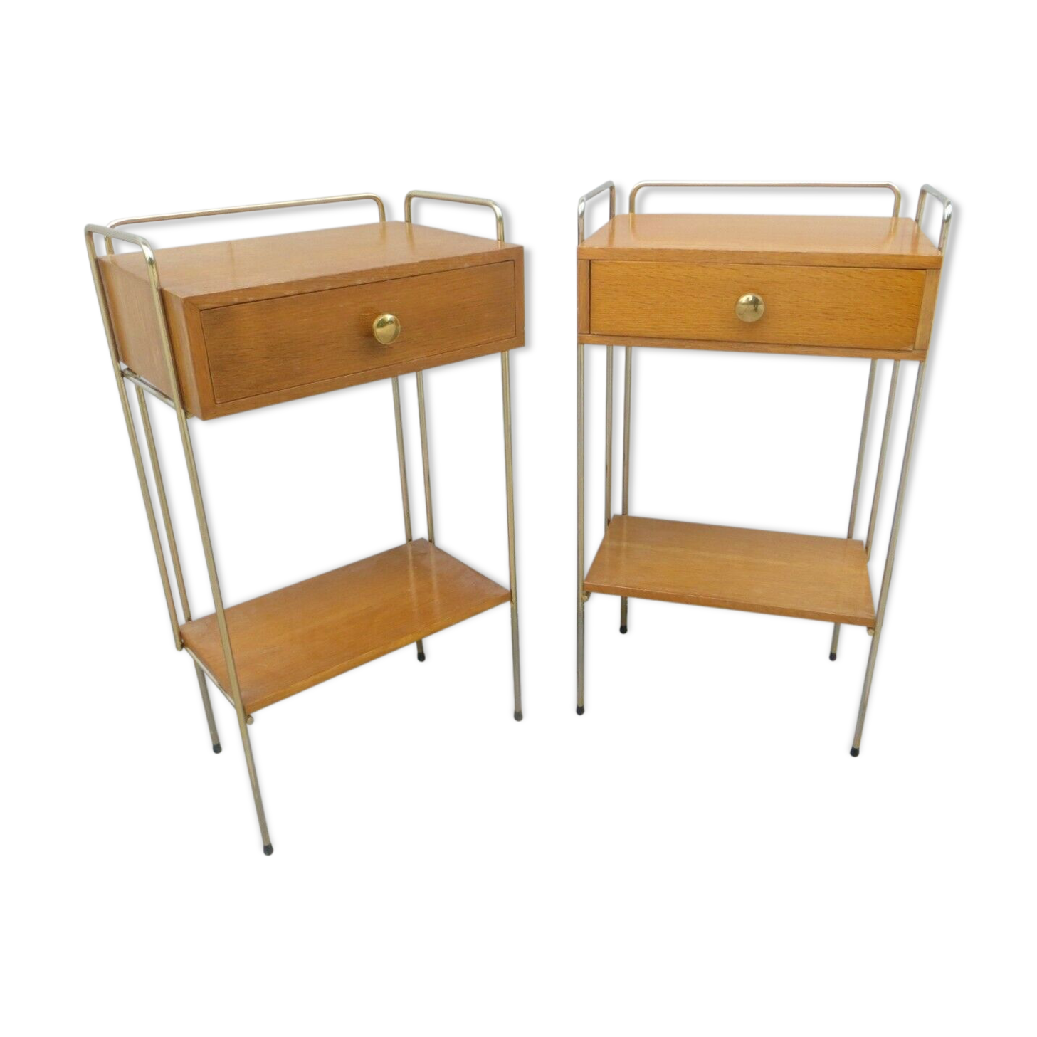 Pair of vintage bedside tables
