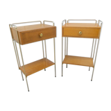 Pair of vintage bedside tables
