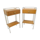 Pair of vintage bedside tables