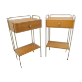 Pair of vintage bedside tables