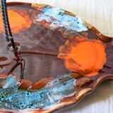 "Vallauris" type cheese board in the shape of a fish in very good condition.