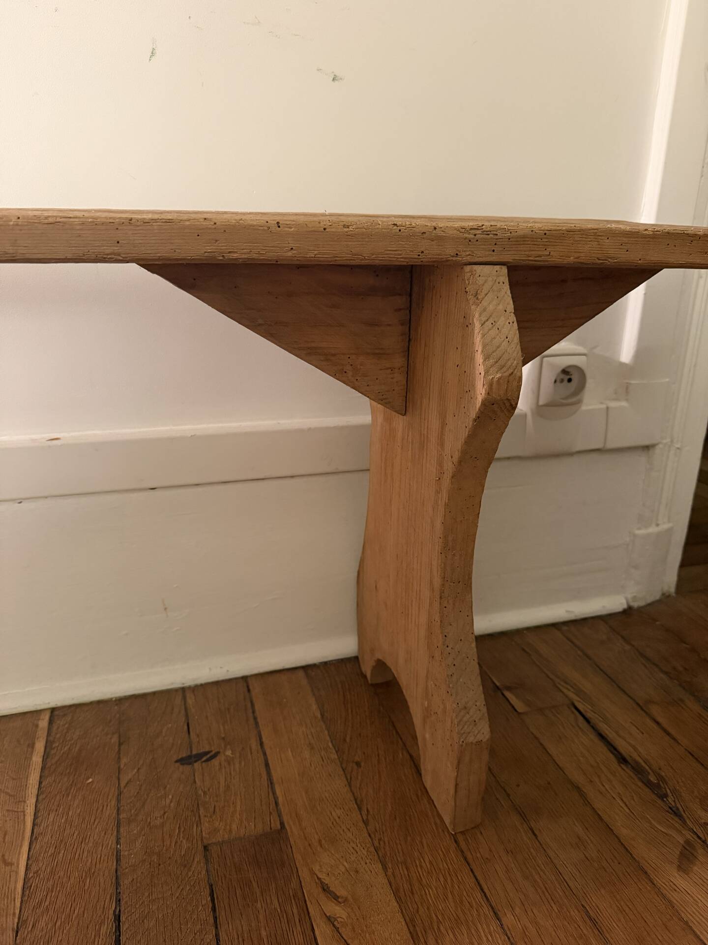 Banc de ferme en bois massif 