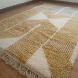 Handmade Moroccan rug, Berber wool rug 150/250cm.