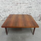 Vintage coffee table with opening on one corner