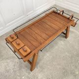 50s coffee table by Jacques Adnet