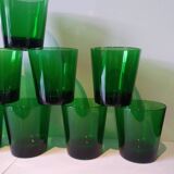 Verre à eau vert