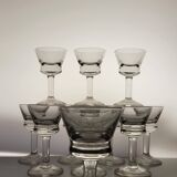 11 bistro liqueur glasses 1920s-30s