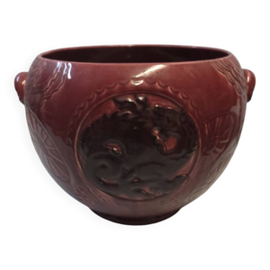 cache pot Barbotine art