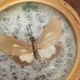 Six vintage butterfly coasters