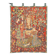 Medieval-style wall tapestry, courtly scene, 20th century