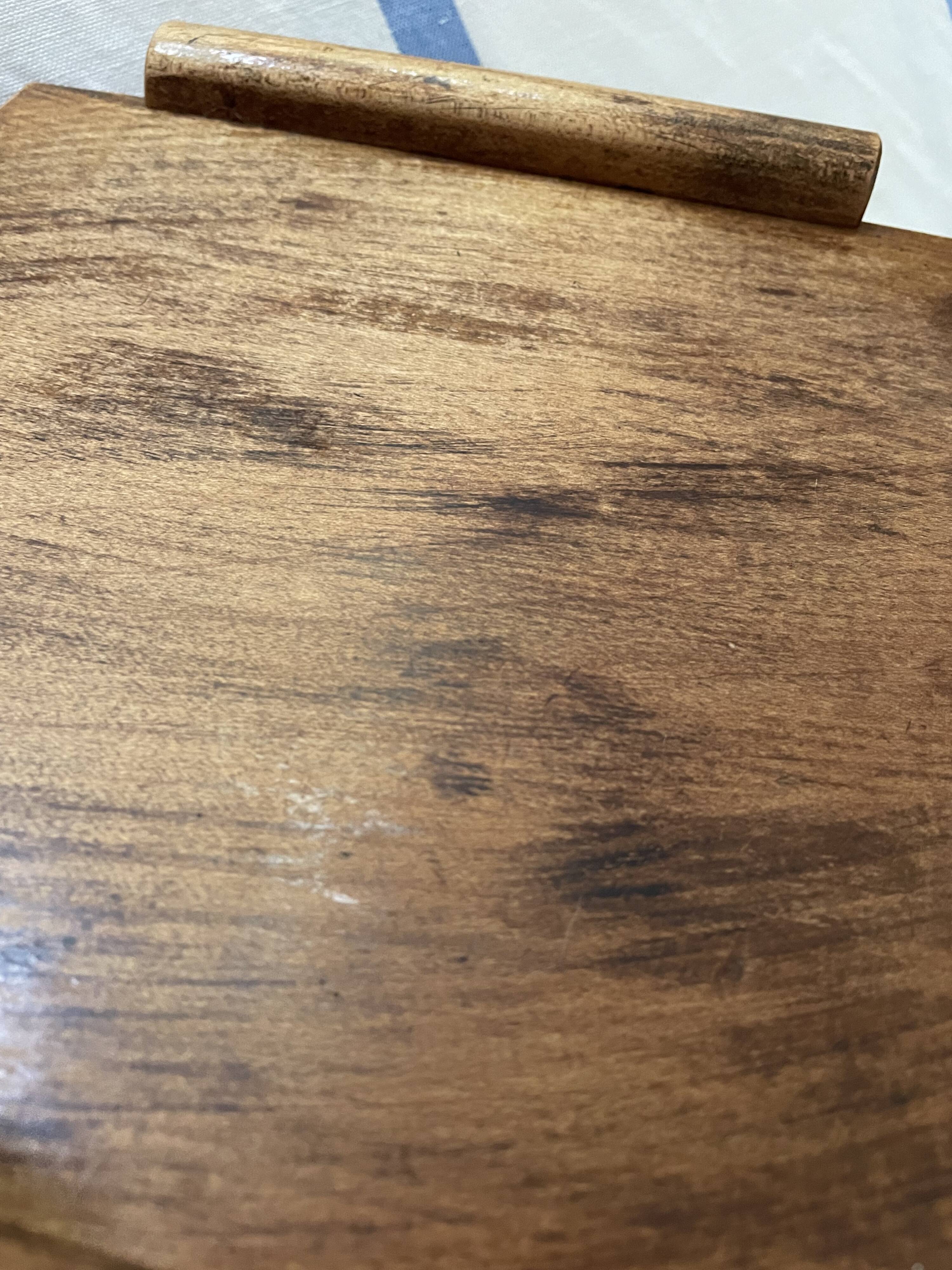 Plateau bois art déco